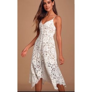 Lulus One Wish White Dress